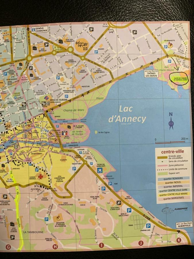 Annecy Sainte Claire Vieille Ville 38M2 Terrasse Proche Gare Et Lac 4 Pers 3 Etoiles Eksteriør bilde